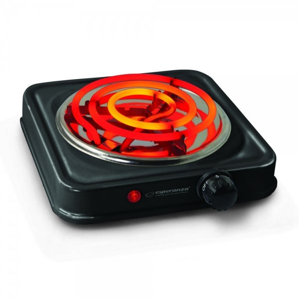 Esperanza Hornillo Eléctrico 1000W Black EKH012K