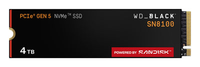 Western Digital Drive SSD Black SN8100 4TB M.2 Pci Express 5.0 NVMe TLC 3D Nand WDS400T1X0M — image 1