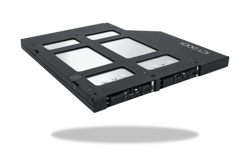 Icy Dock Tougharmor MB852M2PO-B, Frame Removable Black MB852M2PO-B