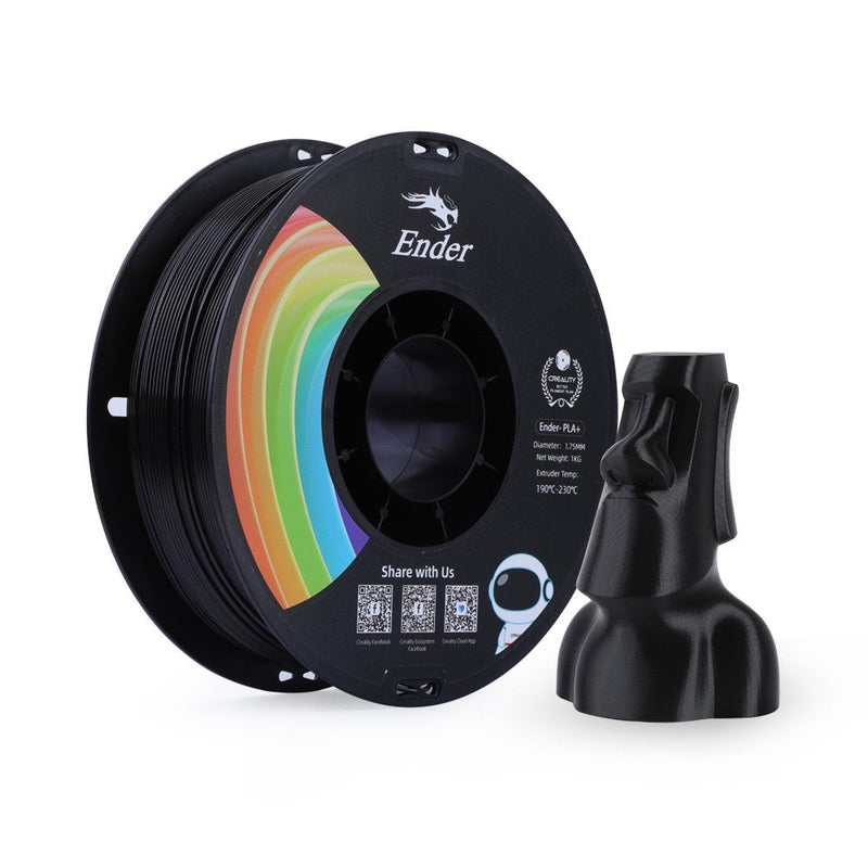 Creality Pla + Filament Black 3D-KARTUSCHE 3301010306