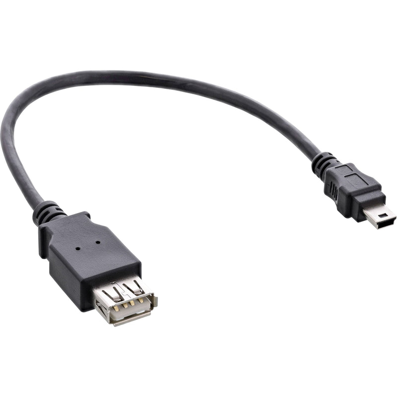 Inline USB Cable 2.0 a Female a Mini 5 Pines Male 0,2M