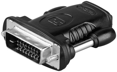Goobay Adapter HDMI 19PIN DVI-d 24 + 1PIN Black — image 1