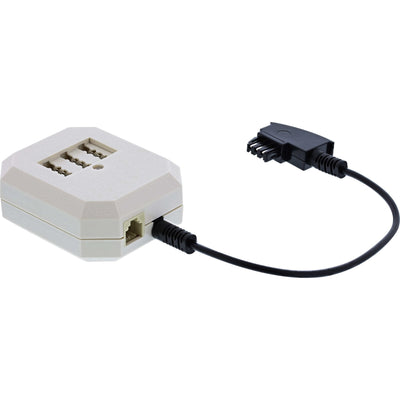 Inline Adapter Tae Tae-f Connector a Tae Nff + RJ11 6P4C Socket 0.2M — image 1