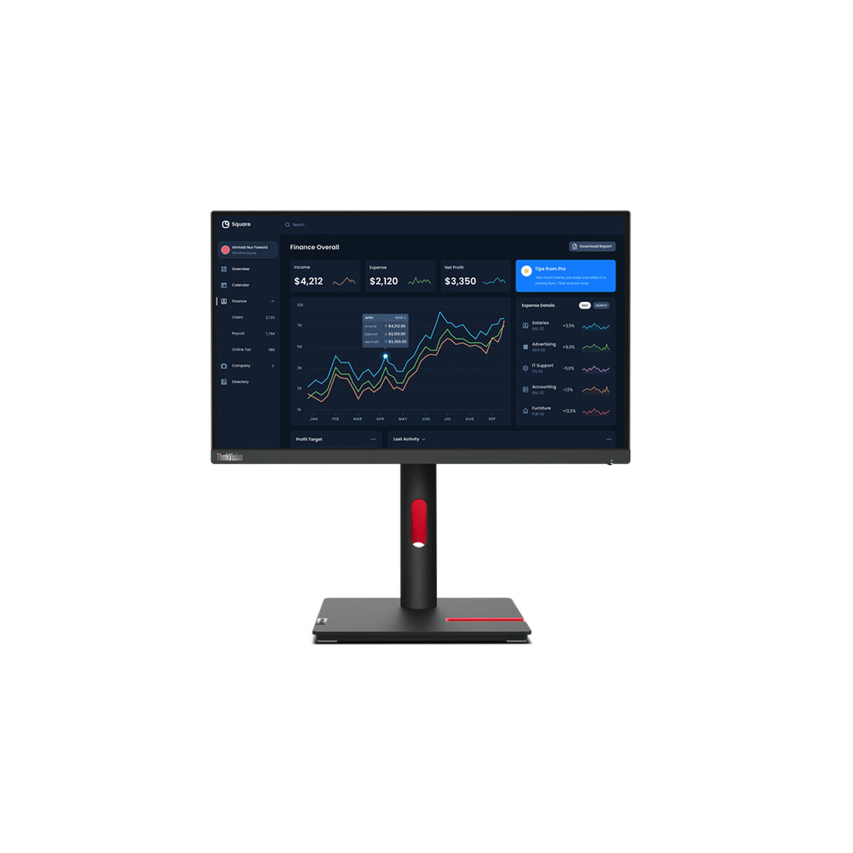 Lenovo Monitor Lenovo Thinkvision T22I-30 21,5" Led Ips 60 Hz 50-60  Hz