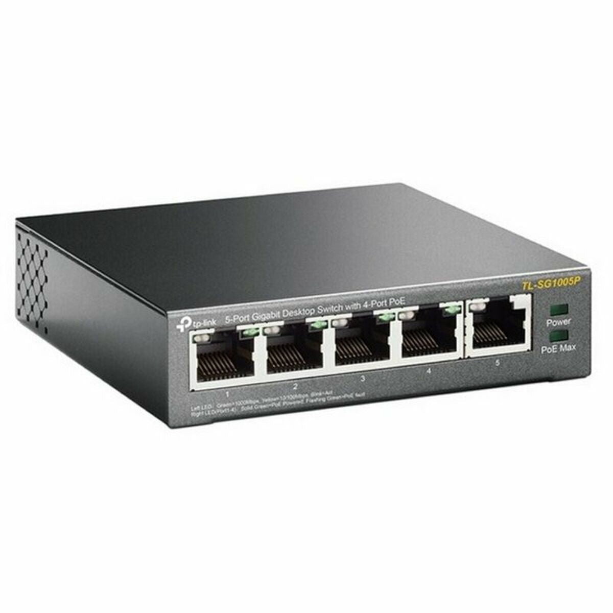 Tp-Link Desktop Switch Tp-Link Tl-Sg1005P Lan Poe