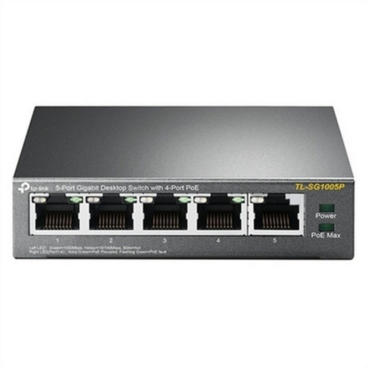 Tp-Link Desktop Switch Tp-Link Tl-Sg1005P Lan Poe