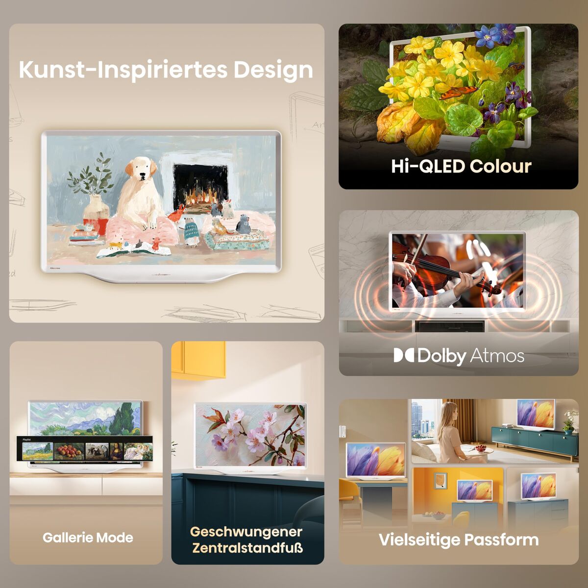 Hisense Smart Tv Hisense 32S5Q Full Hd 32" Hdr Qled