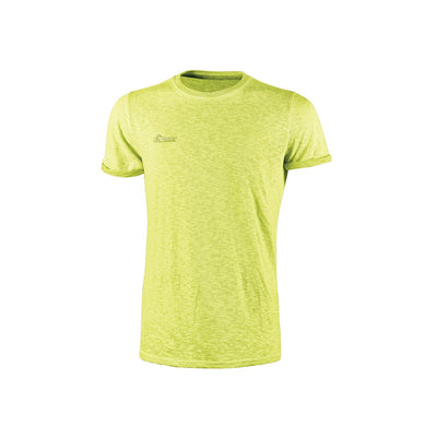 Upower Fluo T-shirt Manga Short - Size 3XL - Algodon Flameado, Tejido Transpirable, Ajuste Slim-fit, Cuello — image 1