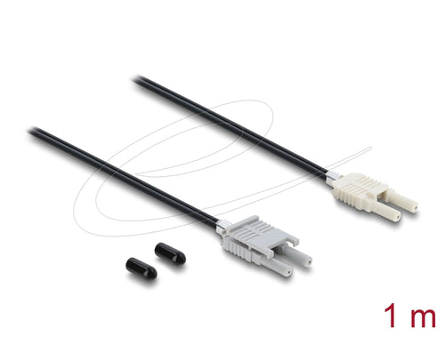Delock Lwl Pof Plastic Cable Hfbr 4506-4516Z Duplex Connector Male a Duplex Connector Male 1M — image 1