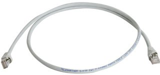 Telegärtner Network Cable SFTP CAT.6A Grey 1,5M — image 1