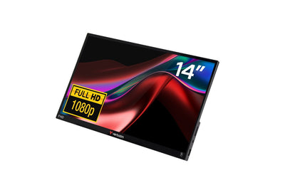 Verbatim PMT-14 Portable Touchscreen Monitor 14 Full HD 1080P Metal Housing — image 1