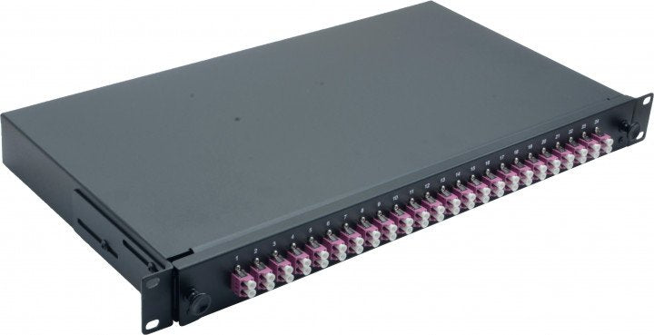 Helos Lwl 19 Spleissbox 24 X Lc Duplex OM4, Spleissfertig, Black