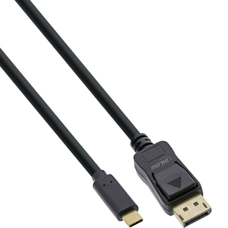 Inline Cable , USB Type-c Male a DisplayPort Male (modo Alternativo Dp), 4K2K, Black 3M