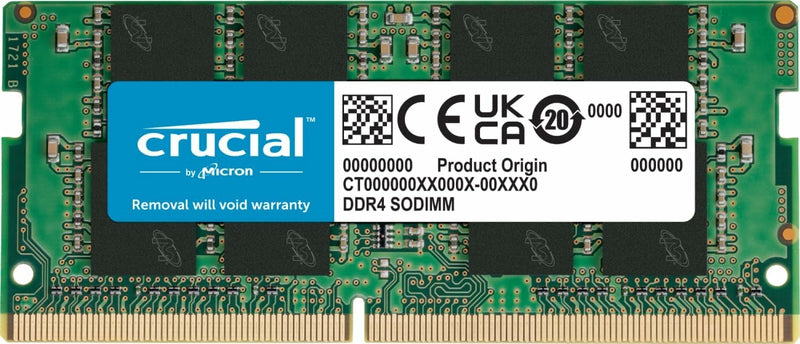 Crucial Memory SODIMM DDR4 8GB PC3200 Basic CL19 (CB8GS3200)