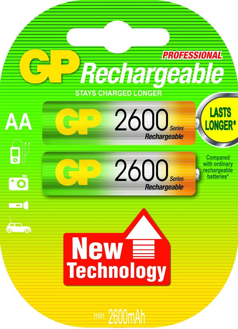 Gp Recyko 2XAA 2600MAH Batteries Recargables