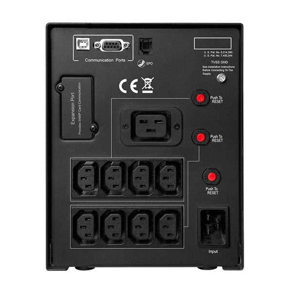 Cyberpower PR2200ELCDSL UPS (ups) Line Interactive 2200VA 1980W 9 Salidas AC