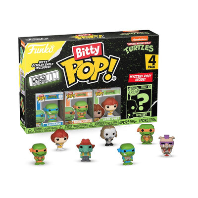 Blister 4 Figuras Bitty Pop Tortugas Ninja Leonardo — image 1