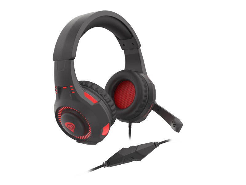 Genesis Headphones Gaming Radon 210 7.1 USB Black/Red