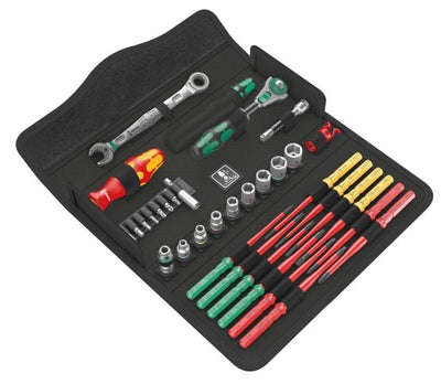 Wera Kraftform Kompakt W Imperial Set Of Tools Black Includes Trinquete Fast Zyklop With Head Rotating 1/4 513 — image 1