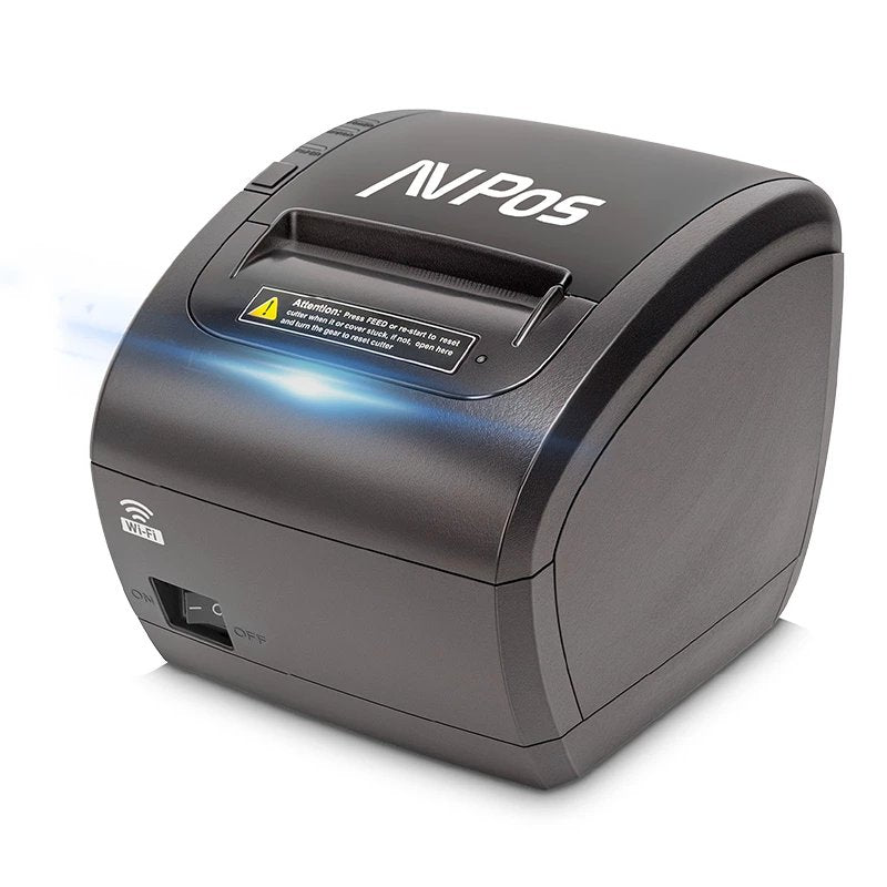 Avpos Printer K90W Thermal Tickets - Speed 300MM/S - Avisador Luminoso And Acustico - Cortador Automatic - Usb