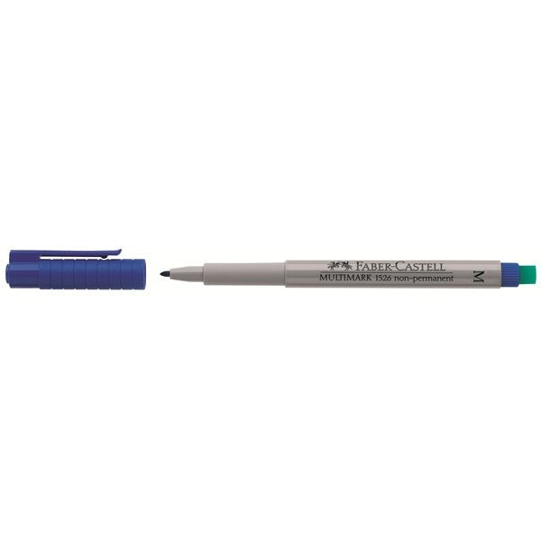 Faber-castell Marker Multimark Non-perm. M Blue 10 Units