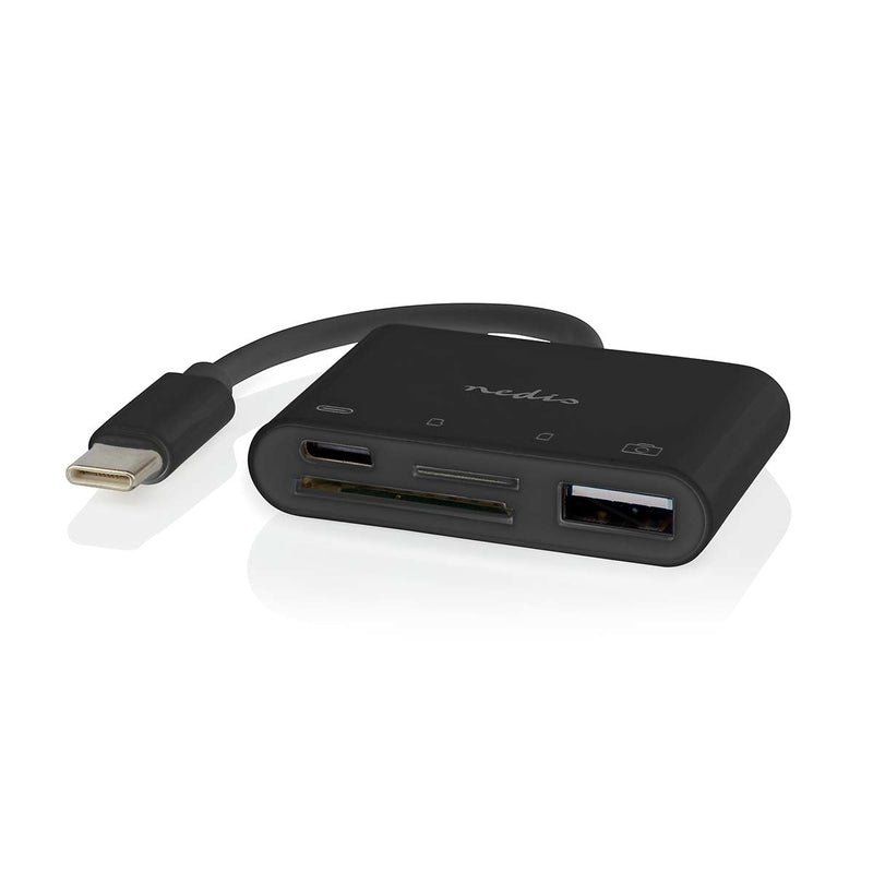 Nedis USB Hub 1x Usb-c™ 1x USB a 1x Usb-c™ - 4-PORT Port(s) USB 2.0, Power Eléctrica Über Usb, SD & microSD