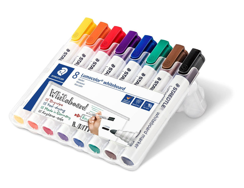 Staedtler Marker Whiteboard White Lumocolor Box 8UDS