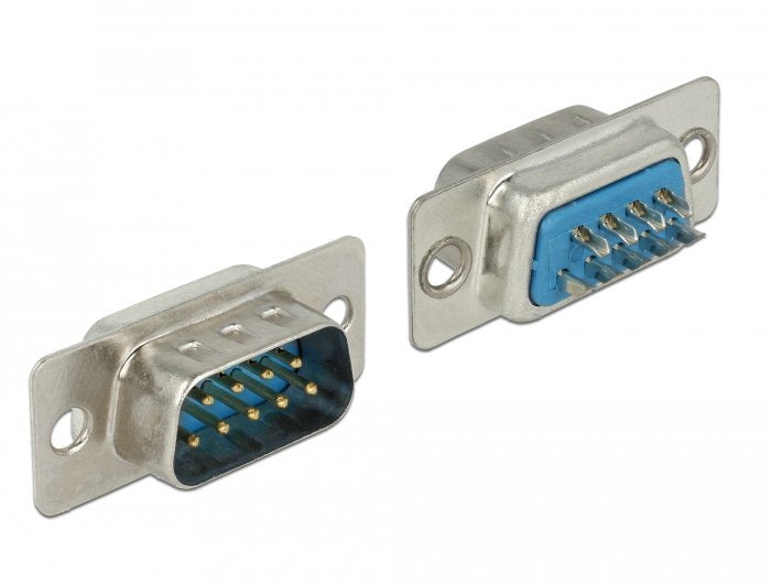Connector D-sub 9 Pin Connector Male Version Soldable
