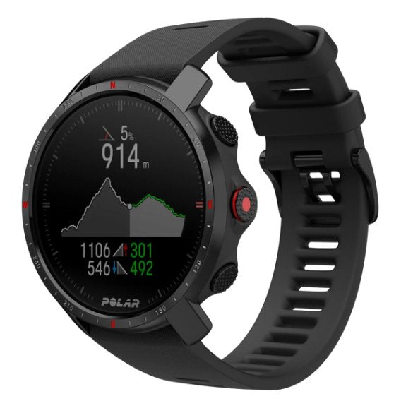 Polar Smartwatch Grit X Pro Titan 3,05CM (1.2) 47MM Mip Black GPS (satélite)