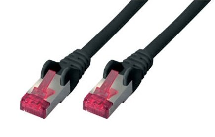 Shiverpeaks RJ45/RJ45 CAT.6A 10M Network Cable Black S/FTP (s-STP)