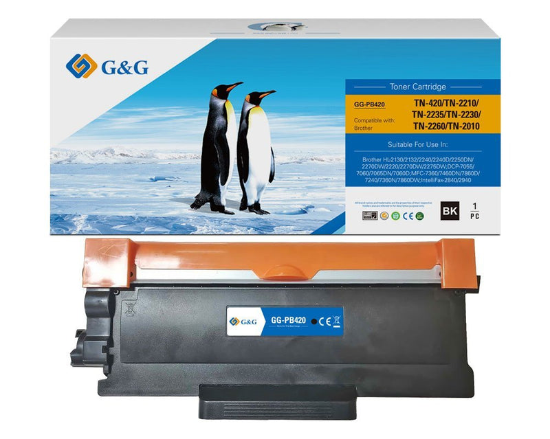 G&g Toner Compatible With Brother TN-2210