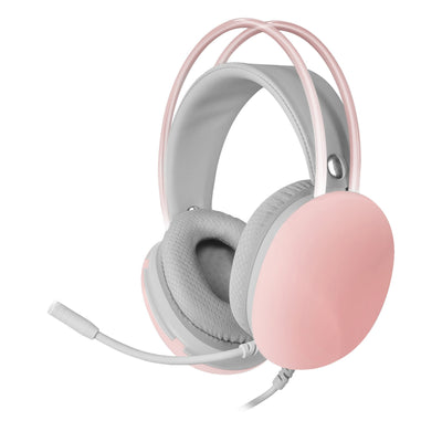Mars Gaming Headphones Mh Glow Jack 3.5MM RGB Rosas — image 1