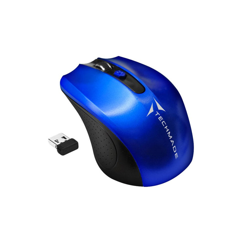 Techmade TM-XJ30-BL Mouse Ambidextro RF Wireless Óptico 1600 DPI