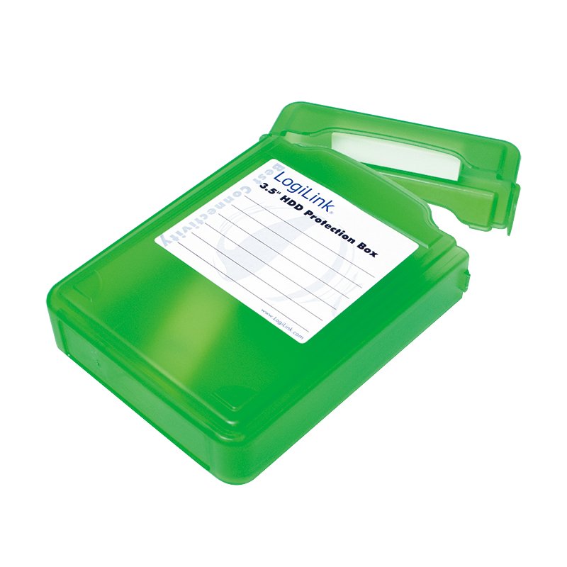 Logilink Case Protection Hard Drive HDD 3.5, Green