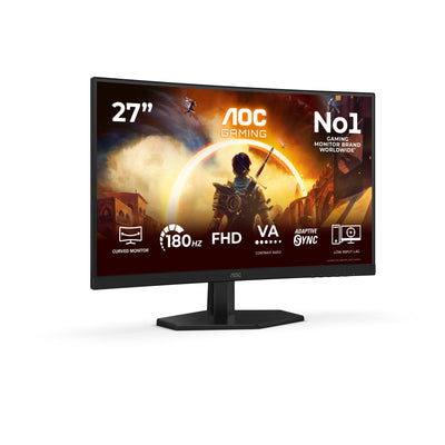 AOC Monitor Gaming C27G42FE 27 180HZ, Panel Va, 4MS Gtg, HDR10, Adaptive Sync, (1920X1080 HDMI 1X 1.4 DP 1X 1. — image 1