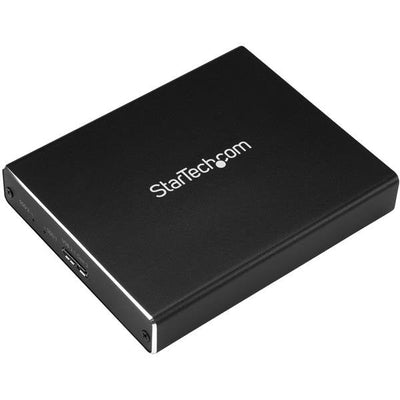 StarTech.com Box Of Dos Bahías M.2 Ngff USB 3.1 (10Gbps) RAID External Enclosure USB C And USB-C Aluminium Mat — image 1