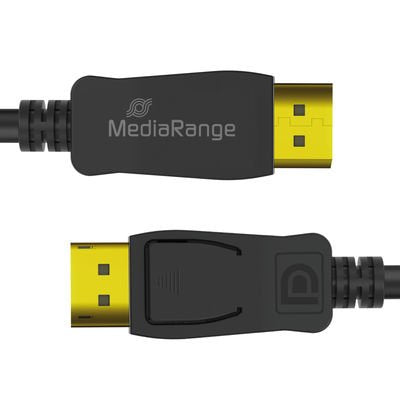 Mediarange Cable DisplayPort Ver. 2.1, 40Gbps, 2.0M, Sw