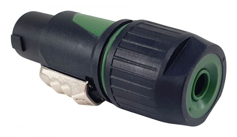 Equip Empalme Cable 4-POLOS Speakon Black/Green