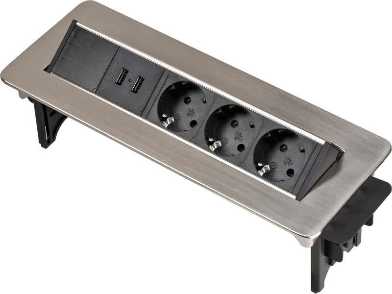 Brennenstuhl Indesk Power Strip Desk 3 Salidas + 2 USB
