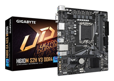 Gigabyte Motherboard H610M S2H V3 DDR4 MATX 2XDDR4 — image 1