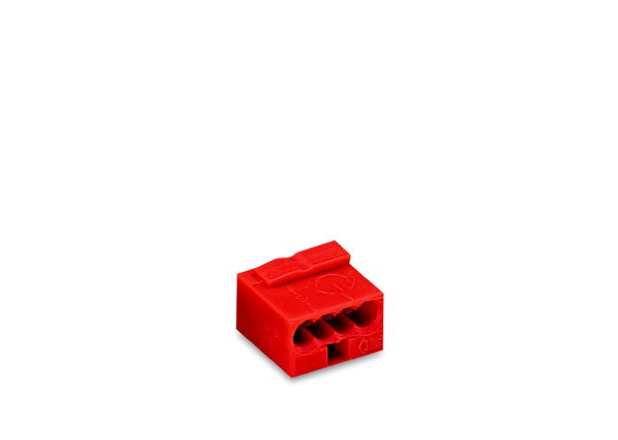 Wago Serie 243- 4-LEITER-MICRO-KLEMME (100MÜCK) Red