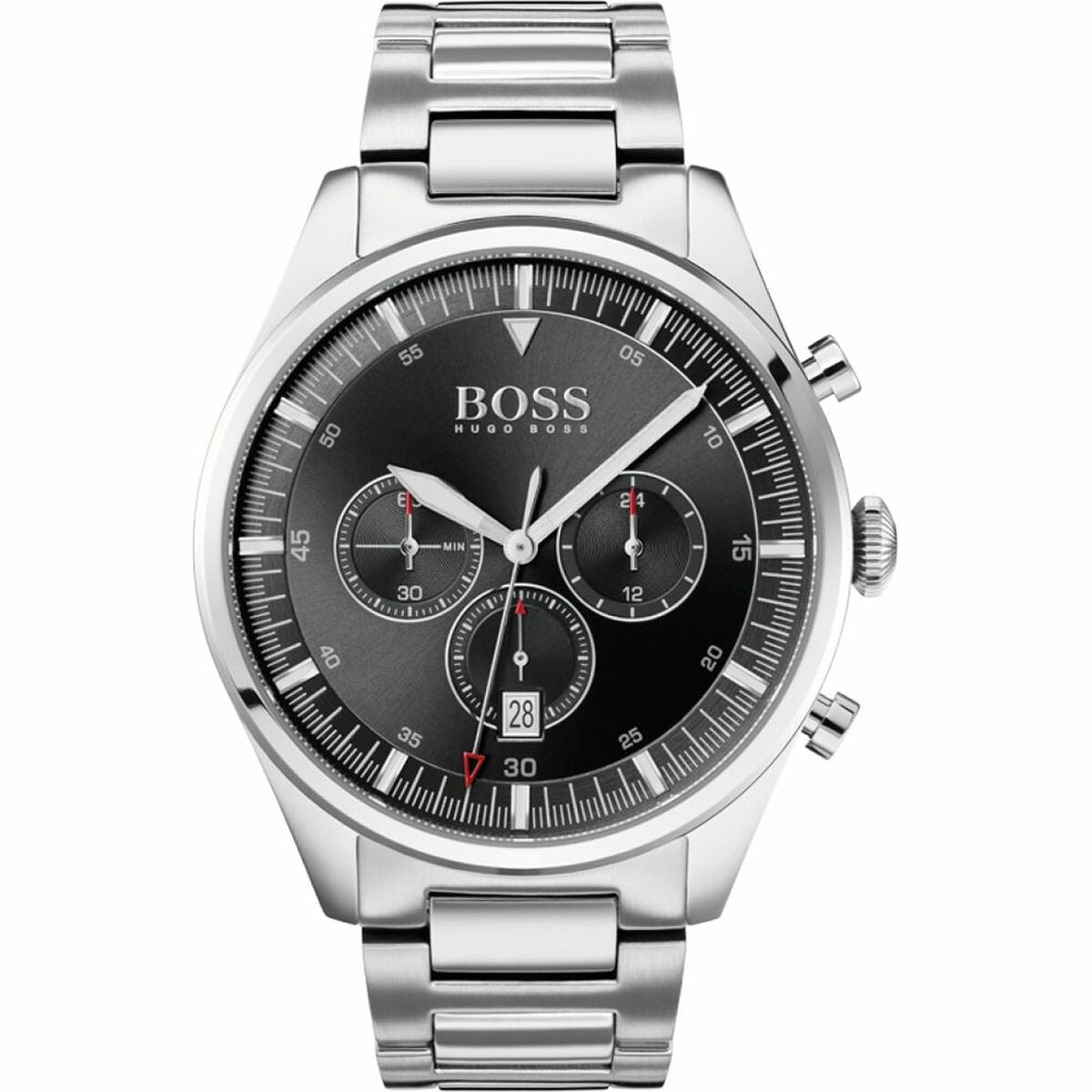 Hugo Boss Men's Watch Hugo Boss Black Silver (Refurbished B)