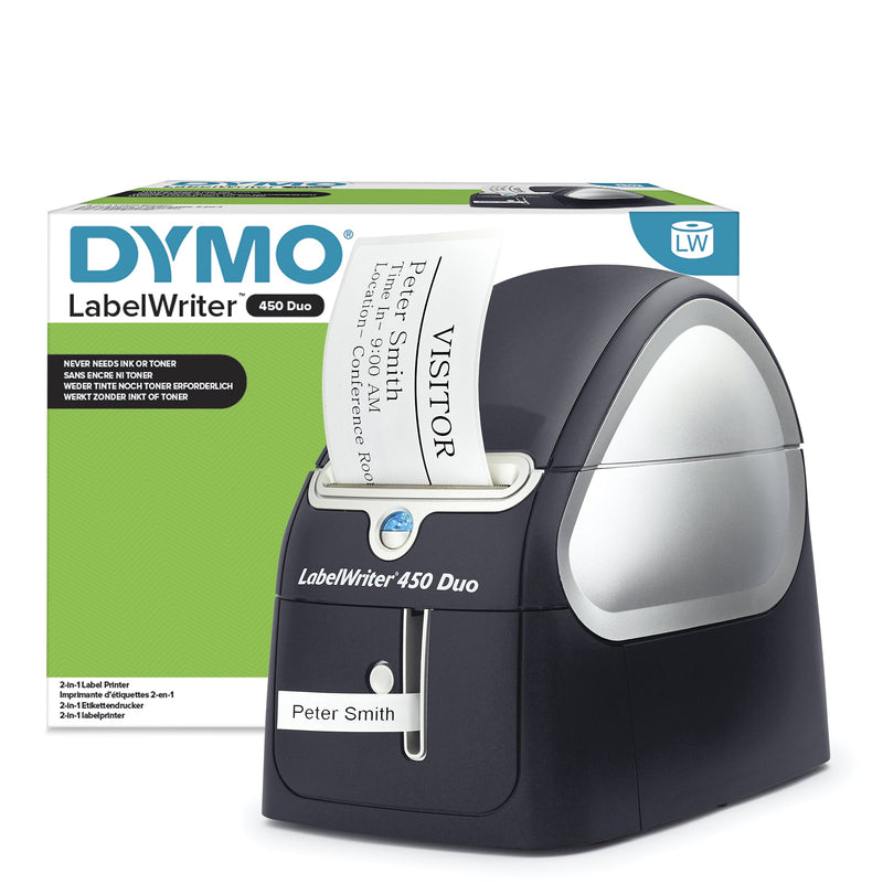 Dymo Printer Labels S0838920 450 Duo Black