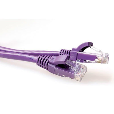 Purple 15 Meter U UTP CAT.6A Patch Cable Snagless With RJ45 Connectors — image 1