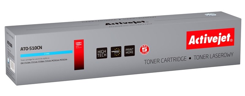Activejet ATO-510CN Cartridge Toner Compatible Cyan 1 Pieces