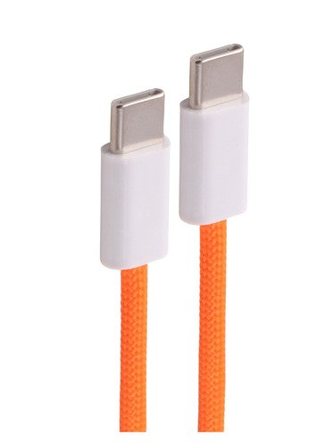 Shiverpeaks USB-C Cable Charging 2.0, 240W, Orange, Textil, 0,5M — image 1