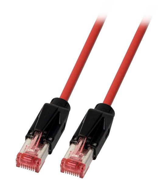 Efb RJ45 Network Cable CAT.6A S FTP Pur Draka UC900 TM21 Red 1M