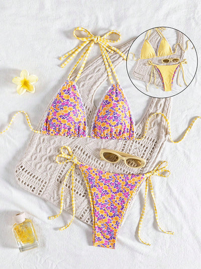 Womens Two-Piece Swimsuit Bikini Set
