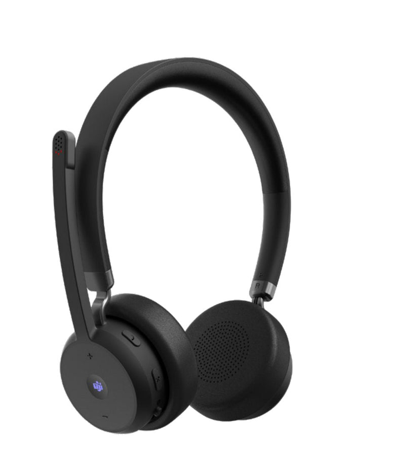 Lenovo Headphones Wireless Voip Headset Bluetooth Black