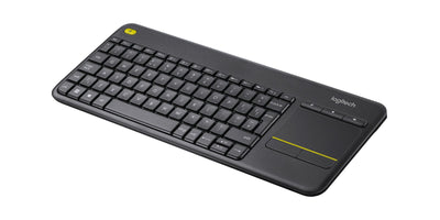 Logitech Keyboard Holandes K400 Plus TV RF Wireless QWERTY Internacional Ee.uu. Black — image 1